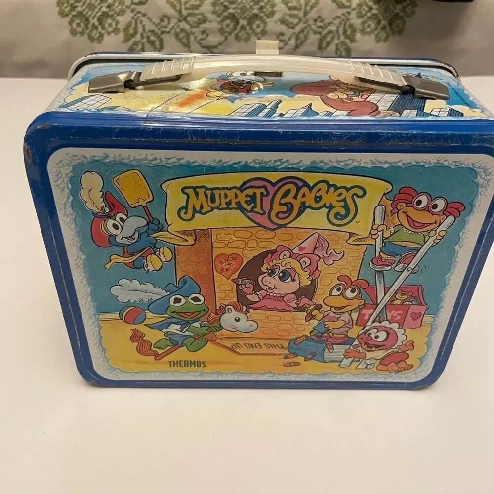 Muppet Babies 1985 Vintage Metal Lunchbox. 80s cartoons